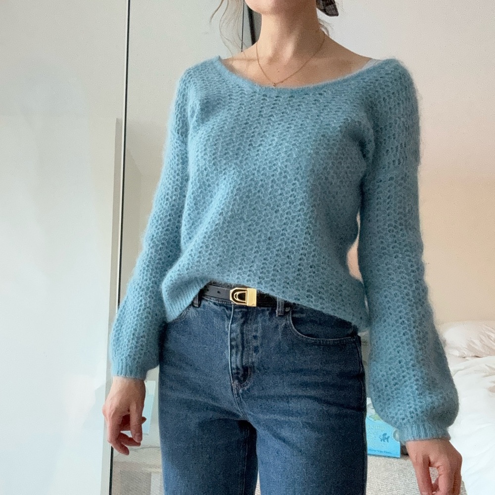 Wilfred Blue Crew Neck Sweater